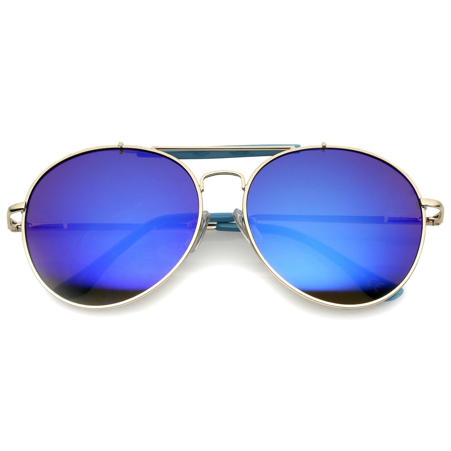 Retro Round Aviator Sunglasses
