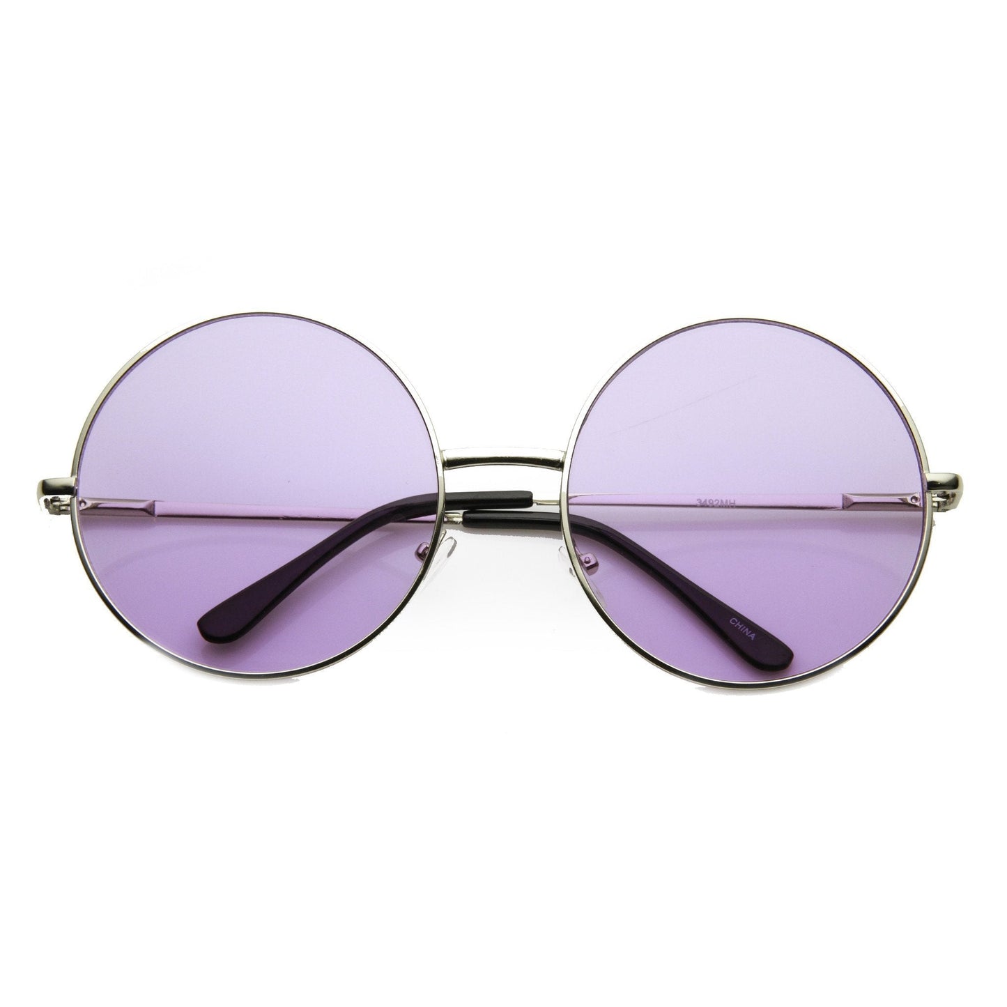 Festival Hippie Oversize Round Colorful Sunglasses