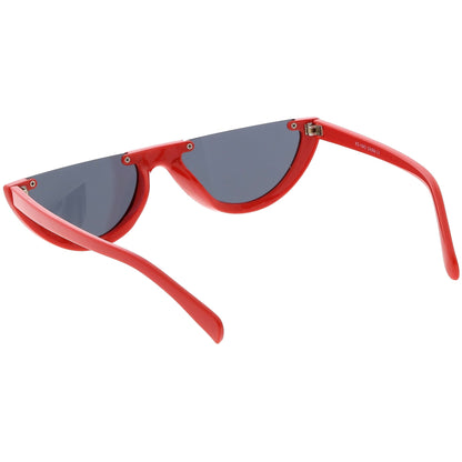 Flat Top Moon Shape Sunglasses