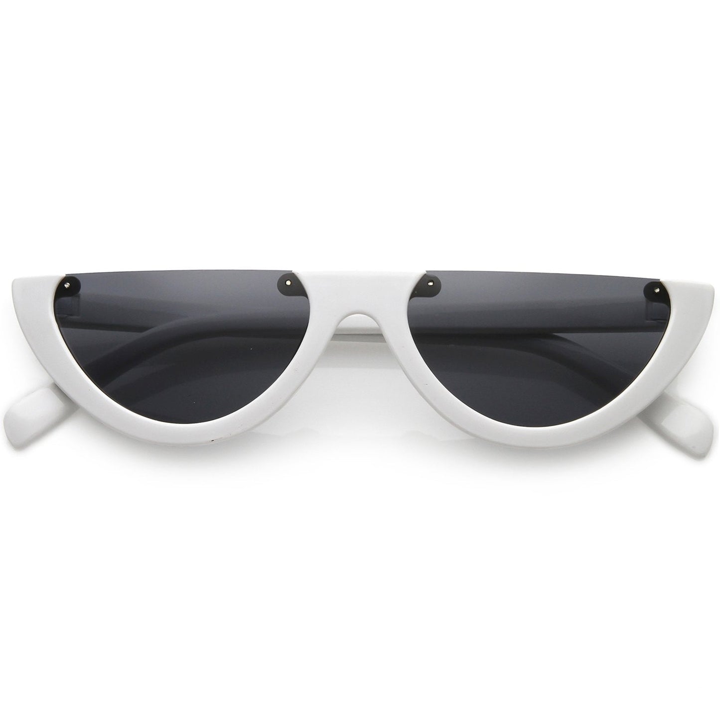 Flat Top Moon Shape Sunglasses