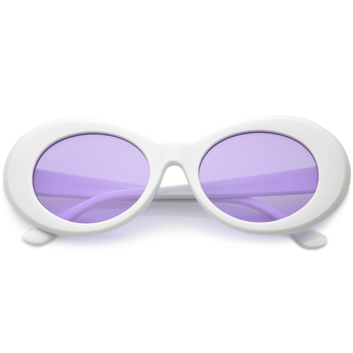 1990's Goggle Oval Colored Lens Sunglasses
