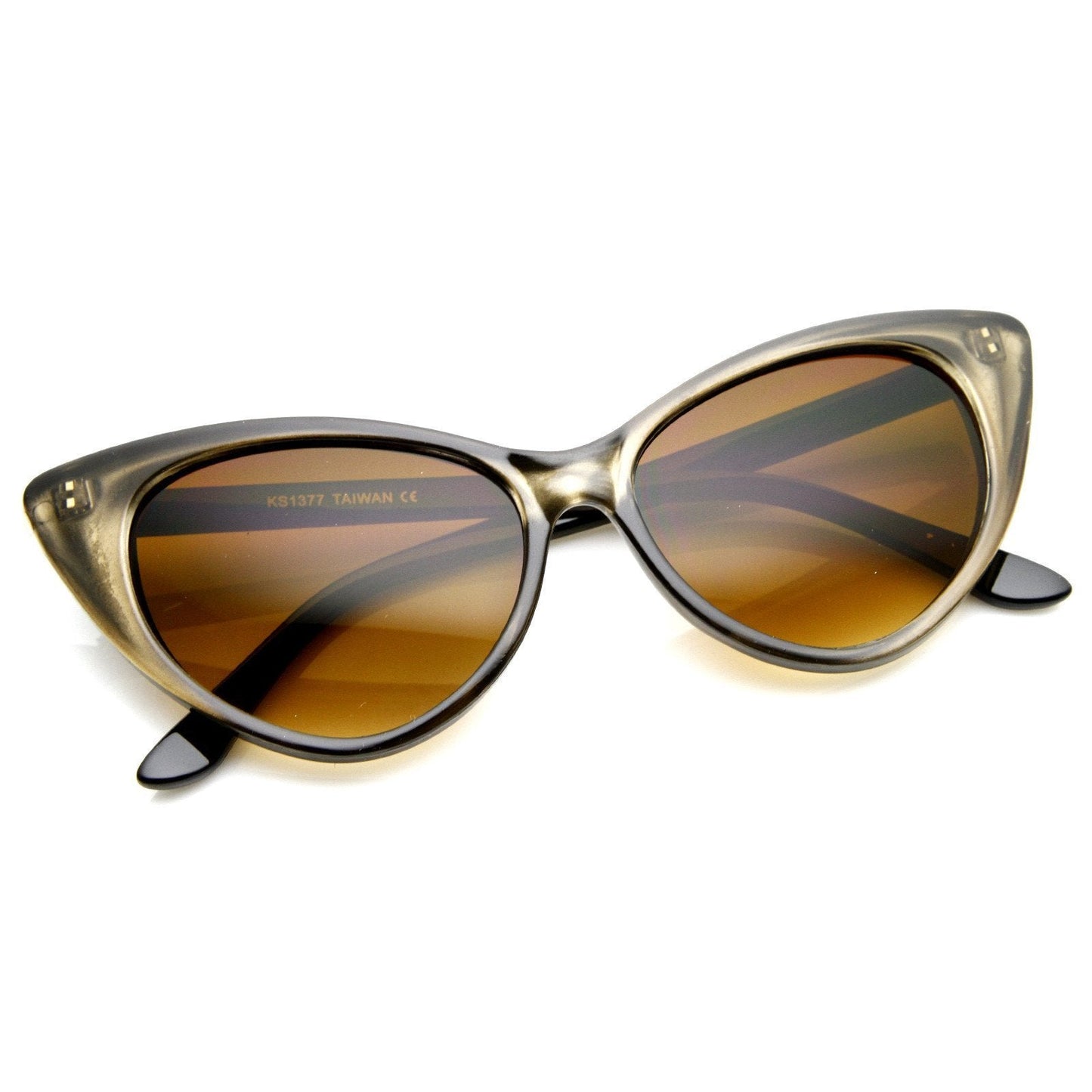 Retro 1950's High Pointed Cat Eye Sunglasses
