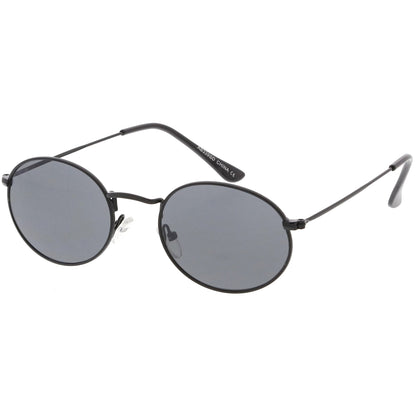 Small 1990's Round Oval Metal Sunglasses