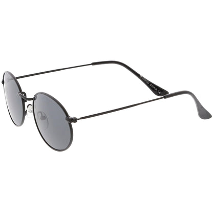 Small 1990's Round Oval Metal Sunglasses