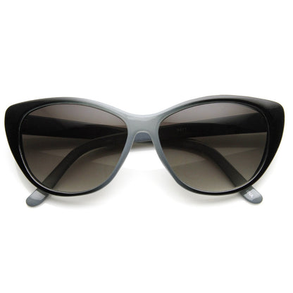 Two Tone Fade Cat Eye Sunglasses