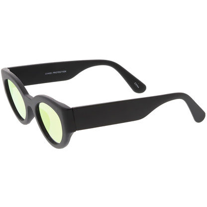 Oval Mirrored Sunglasses