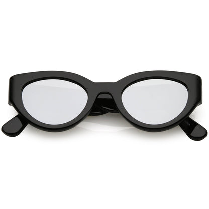 Oval Mirrored Sunglasses