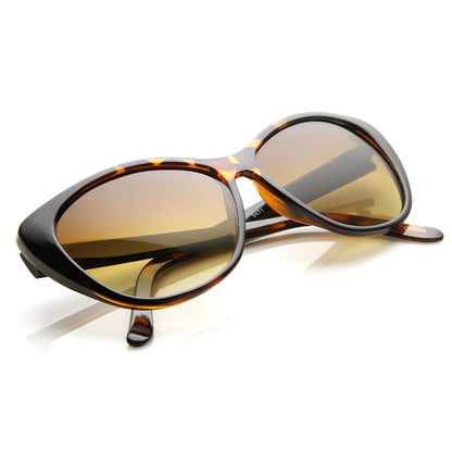 Two Tone Fade Cat Eye Sunglasses