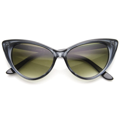 Retro 1950's High Pointed Cat Eye Sunglasses